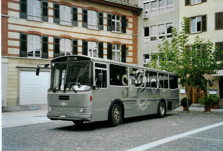 (090'514) - Session, Winterthur - ZH 711'111 - Saurer/Hess (ex Volkart, Oberweningen; ex P 24'248) am 11. November 2006 in Winterthur, Zentrum