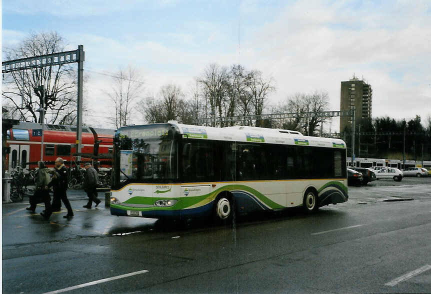 (091'408) - SBK Kreuzlingen - Nr. 83/TG 161'783 - Solaris am 2. Januar 2007 beim Bahnhof Kreuzlingen