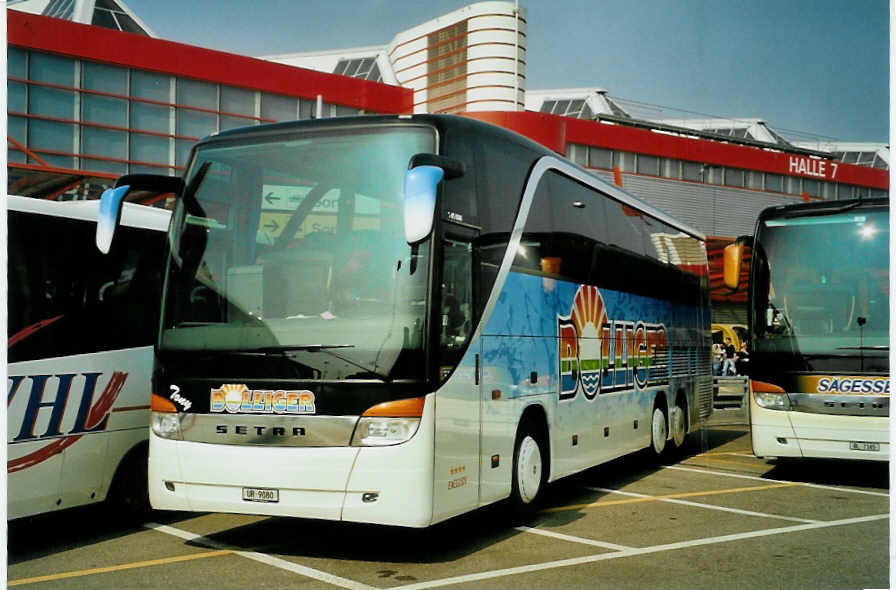 (092'702) - Bolliger, Unterschchen - UR 9080 - Setra am 17. Mrz 2007 in Genve, Palexpo