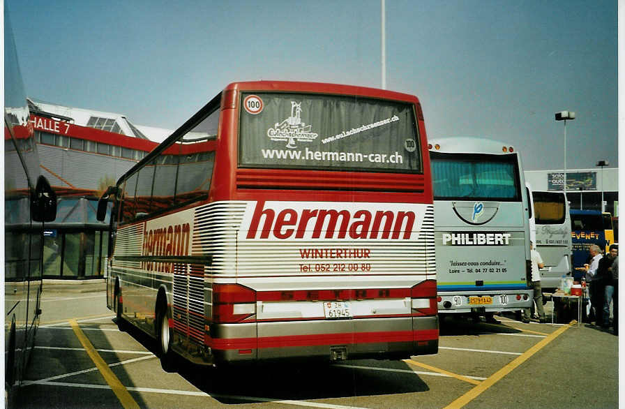 (092'727) - Hermann, Winterthur - Nr. 12/ZH 61'945 - Setra am 17. Mrz 2007 in Genve, Palexpo