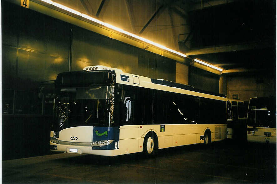 (092'928) - TL Lausanne - Nr. 161/VD 244'032 - Solaris am 17. Mrz 2007 in Lausanne, Dpt Borde