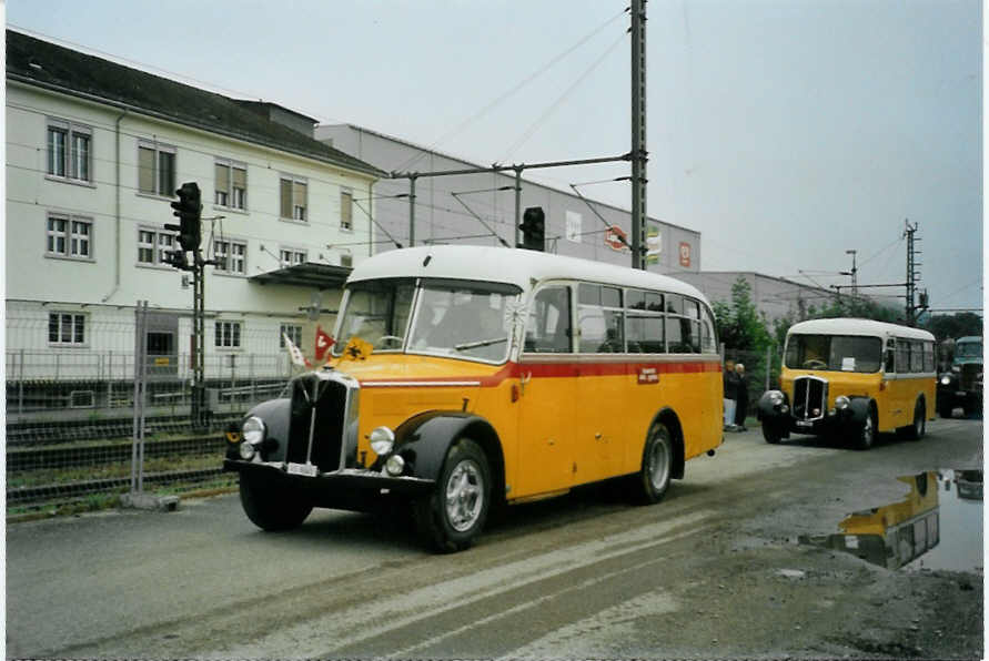 (095'114) - Suter, Savise - VS 6045 - Saurer/Lauber (ex Humbert-Droz, Lignires; ex P 21'016; ex Pache+Helfer, Colombier) am 2. Juni 2007 in Thayngen, Saurertreffen