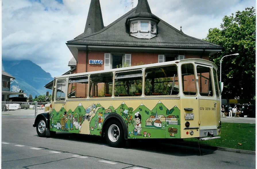 (095'607) - Borcard, Grandvillard - Nr. 3/FR 300'543 - Saurer/R&J (ex Guillard, Bex) am 23. Juni 2007 in Aigle, Saurertreffen