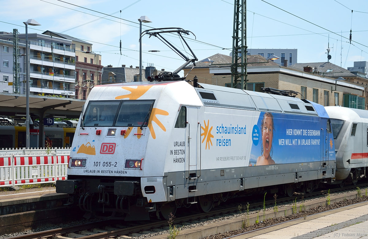 101 055 in Mainz Hbf am 07.07.2016