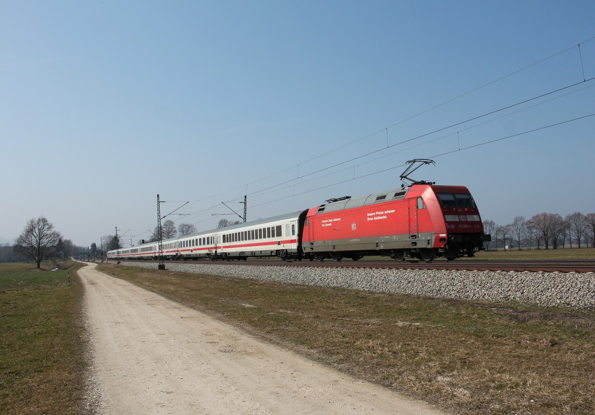 101 059-4 am 15. Mrz 2015 bei bersee am Chiemsee.