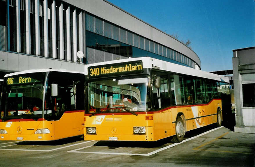 (101'216) - PostAuto Bern - Nr. 505/BE 614'047 - Mercedes (ex P 25'593) am 18. November 2007 in Bern, Postautostation