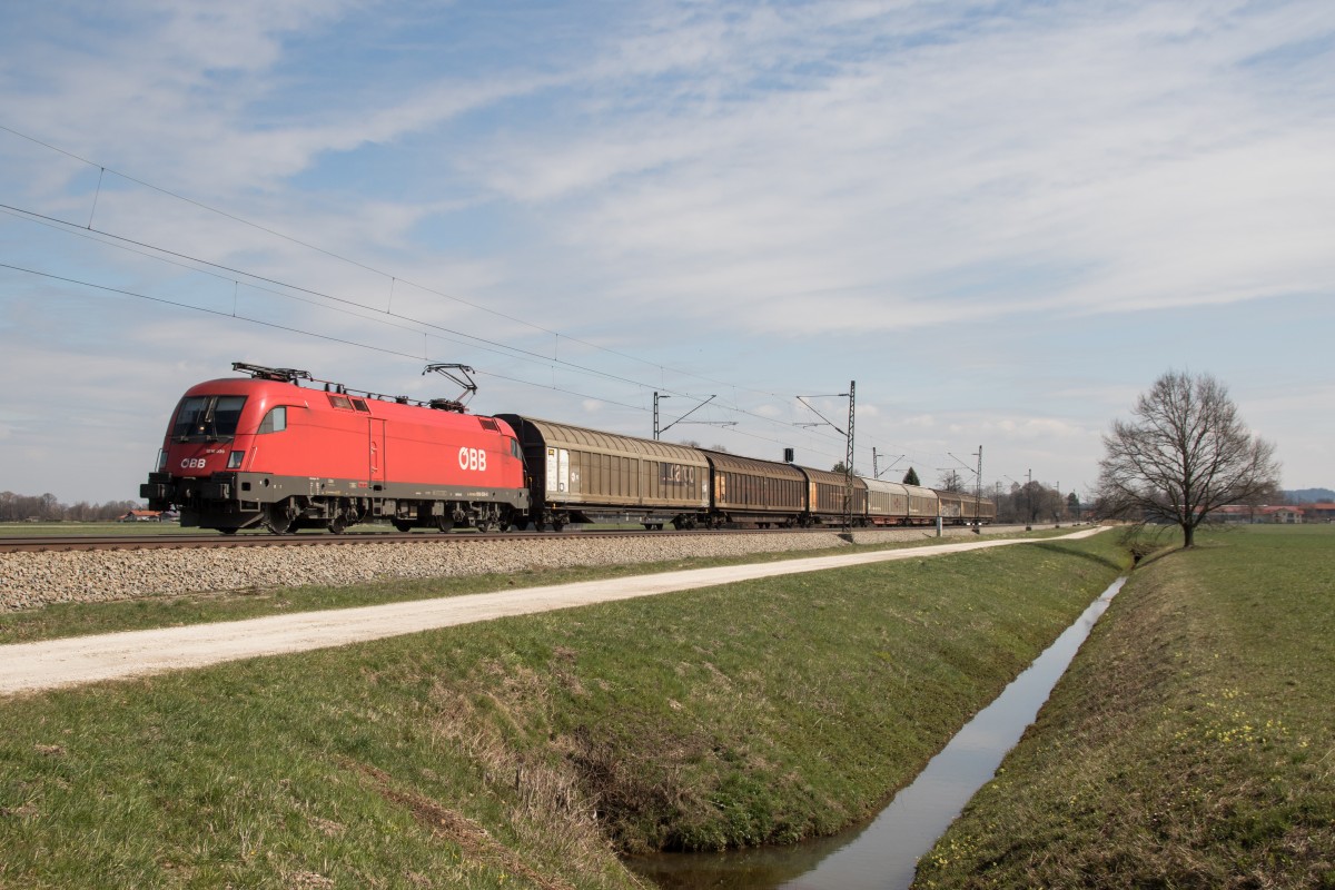 1016 039-0 am 8. April 2015 bei bersee am Chiemsee fotografiert.