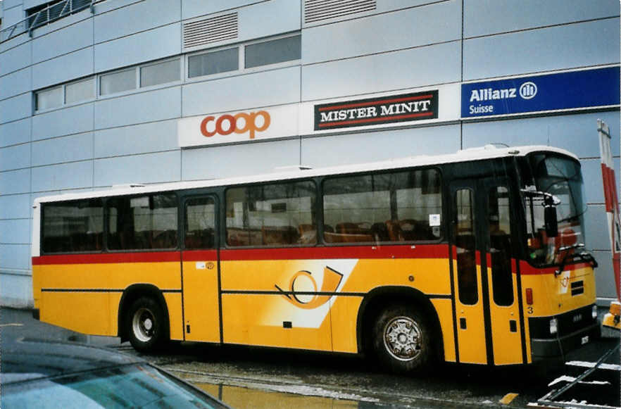 (101'732) - Autotour, Visp - Nr. 3/VS 86'620 - NAW/Lauber (ex Lehner, Brchen Nr. 3) am 9. Dezember 2007 in Visp, Coop