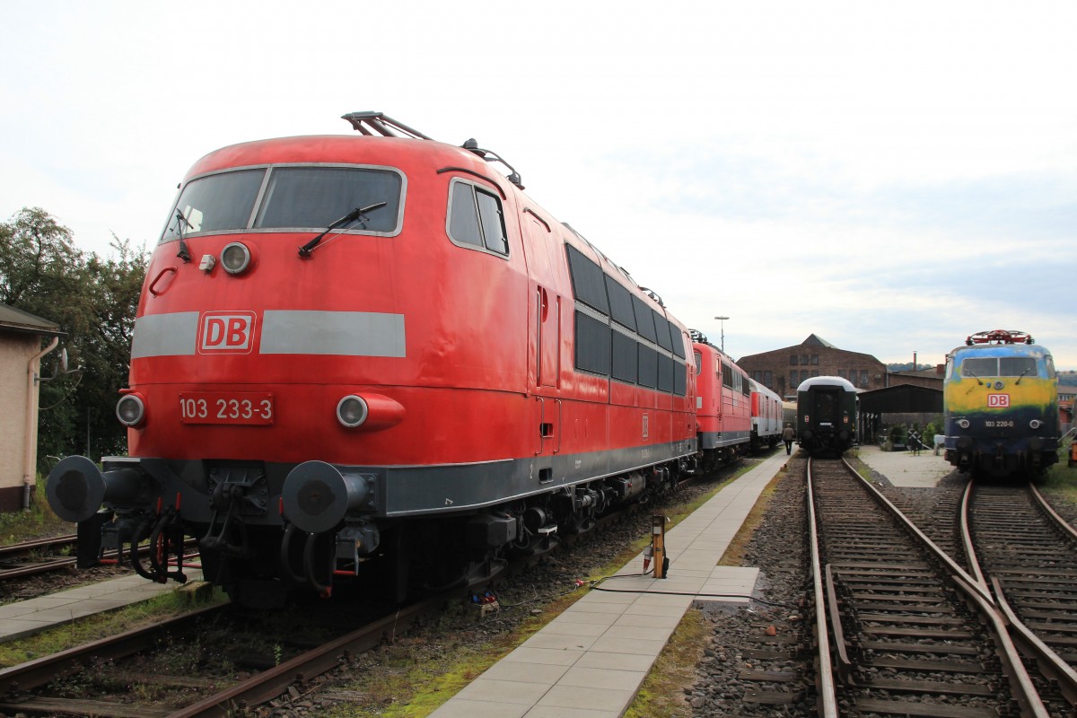 103 233-3 blieb im DB-Museum Koblenz-Lützel der Nachwelt erhalten.