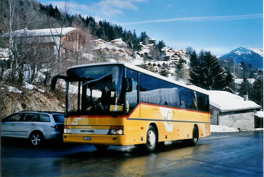 (103'607) - Buchard, Leytron - Nr. 107/VS 22'839 - Setra am 19. Januar 2008 in Orvonnaz, Post