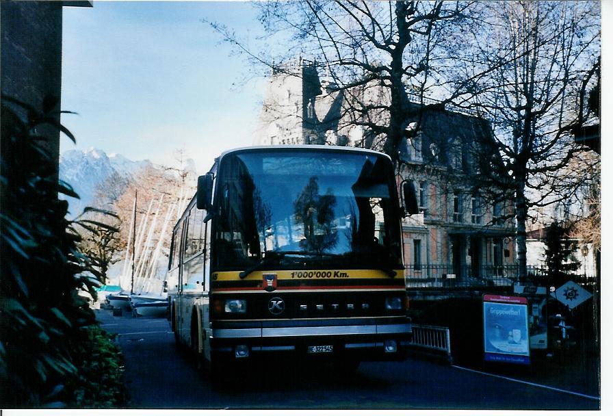 (103'634) - STI Thun - Nr. 45/BE 322'545 - Setra (ex AGS Sigriswil Nr. 3) am 21. Januar 2008 in Oberhofen, Dorf