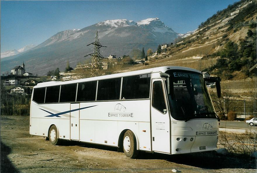 (104'231) - Espace Tourisme, Riddes - VS 25'345 - Bova am 17. Februar 2008 beim Bahnhof Leuk