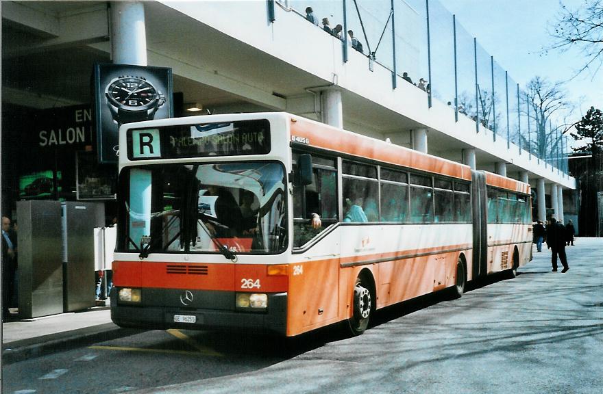 (105'114) - TPG Genve - Nr. 264/GE 96'251 - Mercedes am 15. Mrz 2008 in Genve, Palexpo