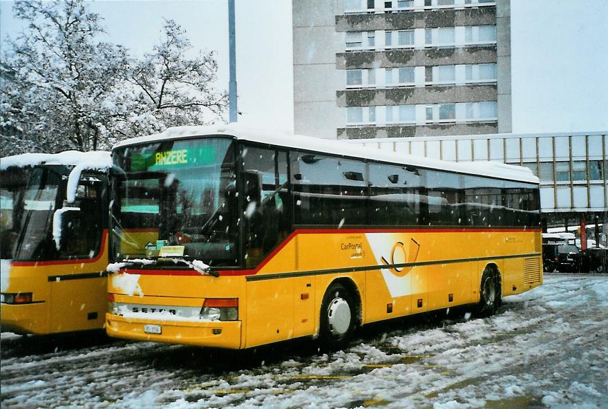 (105'627) - Constantin, Arbaz - VS 1774 - Setra am 21. Mrz 2008 beim Bahnhof Sion