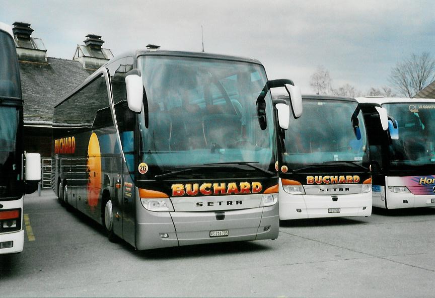 (106'206) - Buchard, Leytron - Nr. 26/VS 216'705 - Setra am 3. April 2008 in Thun, Expo