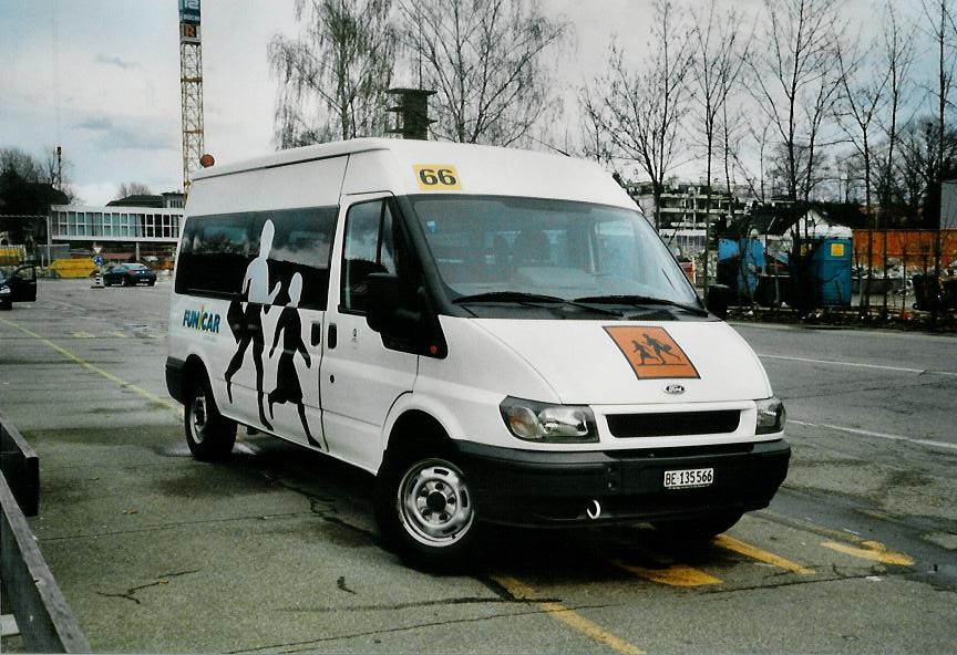 (106'429) - Funi-Car, Biel - Nr. 66/BE 135'566 - Ford am 14. April 2008 in Biel, Kongresshaus