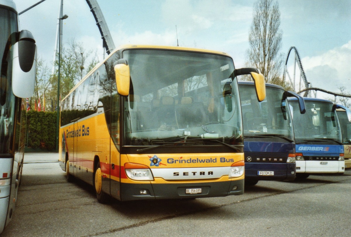 (106'602) - Aus der Schweiz: AVG Grindelwald - Nr. 12/BE 356'085 - Setra am 16. April 2008 in Rust, Europapark