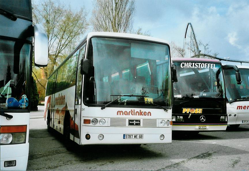 (106'621) - Aus Frankreich: Martinken, Bollwiller - Nr. 241/5787 WE 68 - Van Hool am 16. April 2008 in Rust, Europapark