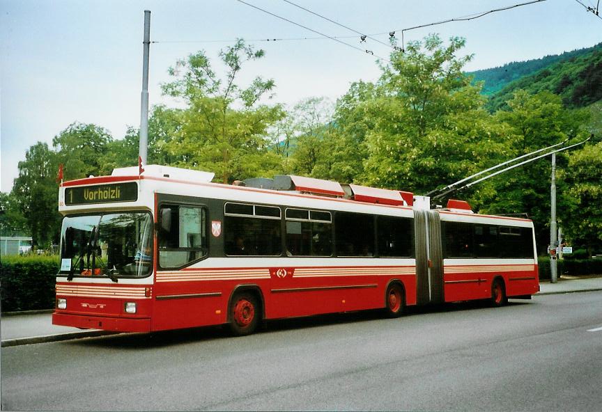 (107'721) - VB Biel - Nr. 80 - NAW/Hess Gelenktrolleybus am 1. Juni 2008 in Biel, Lndtestrasse