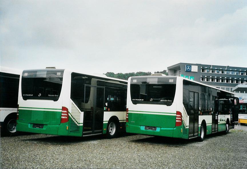 (108'732) - TPM Morges - Nr. 75 + 74 - Mercedes am 6. Juli 2008 in Kloten, EvoBus