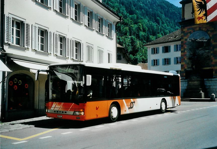 (109'332) - AAGU Altdorf - Nr. 51/UR 9311 - Setra am 16. Juli 2008 in Altdorf, Telldenkmal