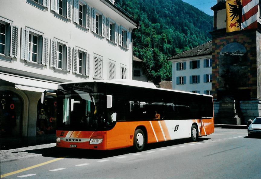 (109'333) - AAGU Altdorf - Nr. 58/UR 9348 - Setra am 16. Juli 2008 in Altdorf, Telldenkmal