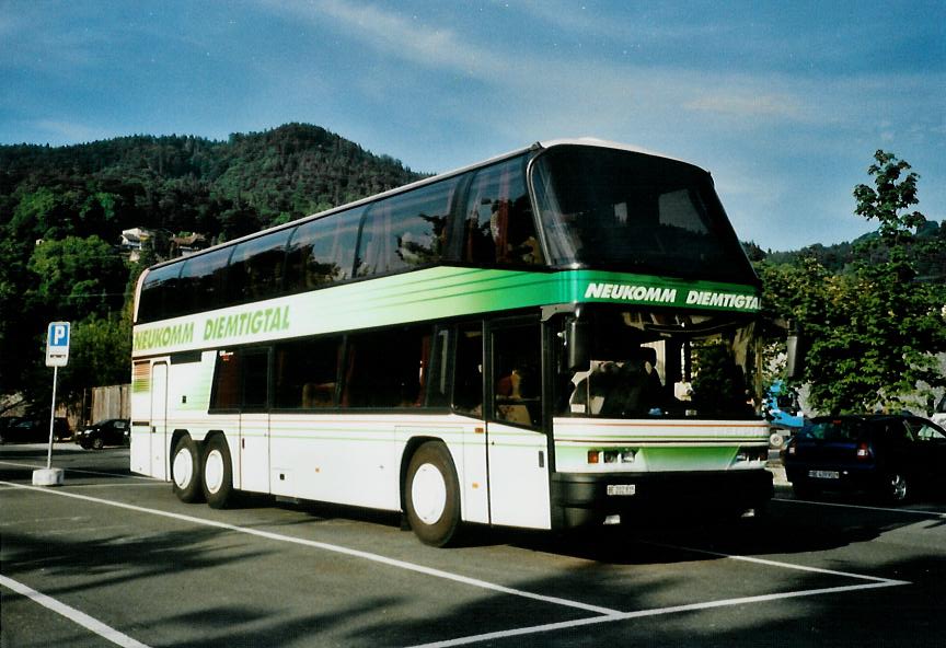 (109'625) - Neukomm, Horboden - BE 202'815 - Neoplan am 25. Juli 2008 in Thun, Seestrasse