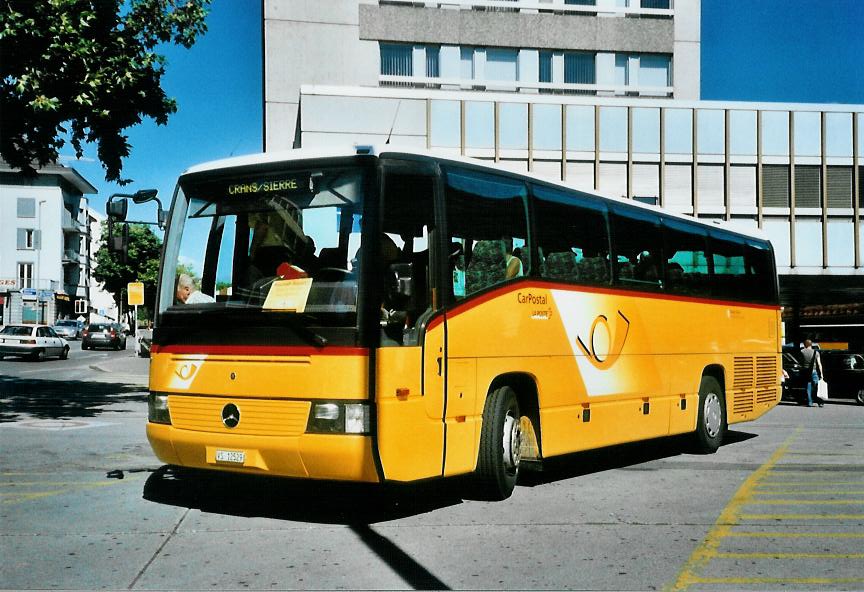 (110'021) - Mabillard, Lens - VS 12'529 - Mercedes am 3. August 2008 beim Bahnhof Sion