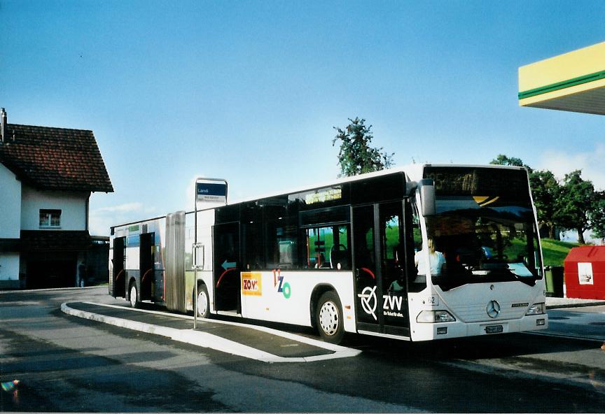 (110'214) - VZO Grningen - Nr. 62/ZH 691'895 - Mercedes am 16. August 2008 in Eglingen, Landi