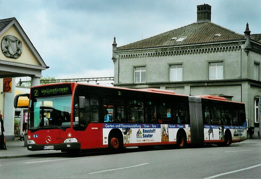 (110'907) - SWK Konstanz - Nr. 40/KN-C 1140 - Mercedes am 15. September 2008 beim Bahnhof Konstanz