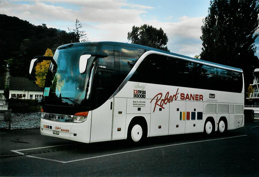 (111'326) - Saner, Basel - BS 1804 - Setra am 1. Oktober 2008 bei der Schifflndte Thun