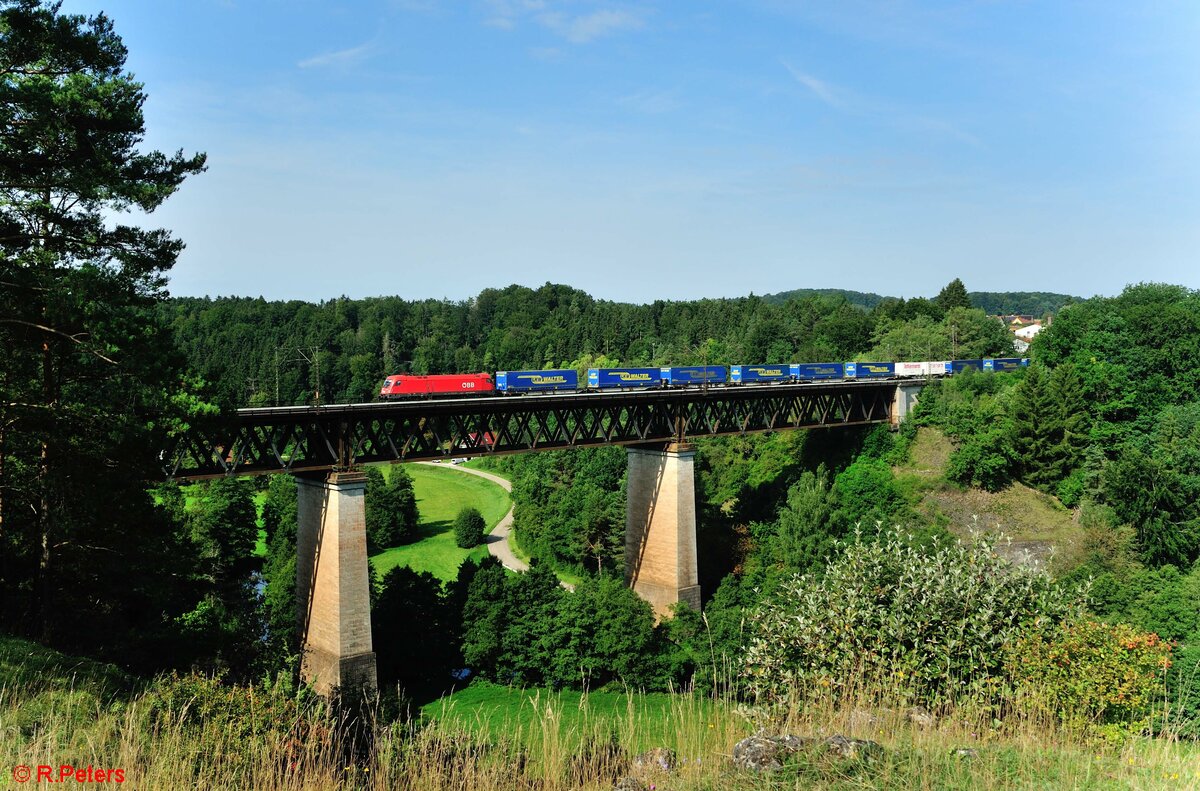 1116 041  Carmen & Cristian  zieht bei Beratzhausen ein LKW-Walter gen Regensburg. 21.08.21