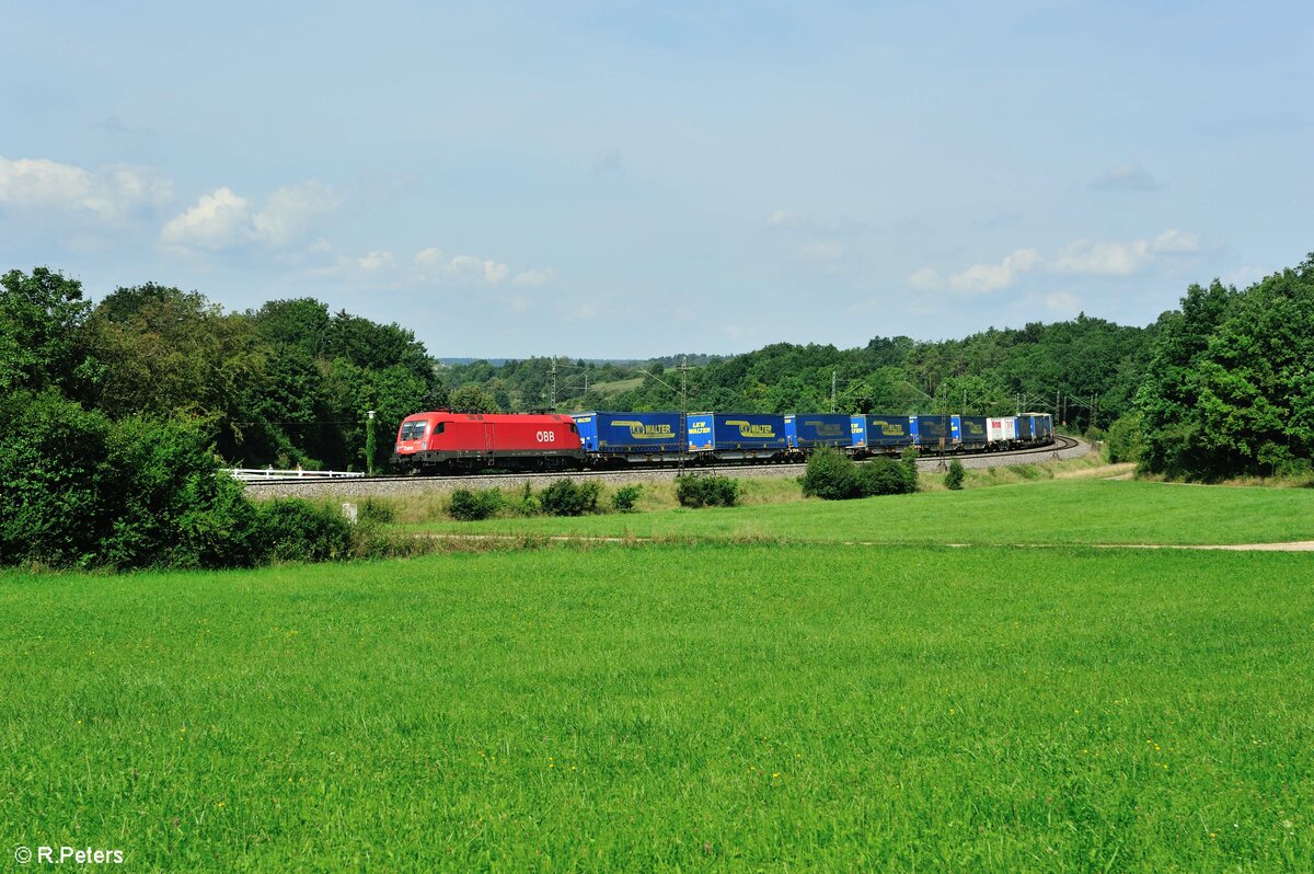 1116 041  Carmen & Cristian  zieht bei Edlhausen ein LKW-Walter gen Regensburg. 21.08.21