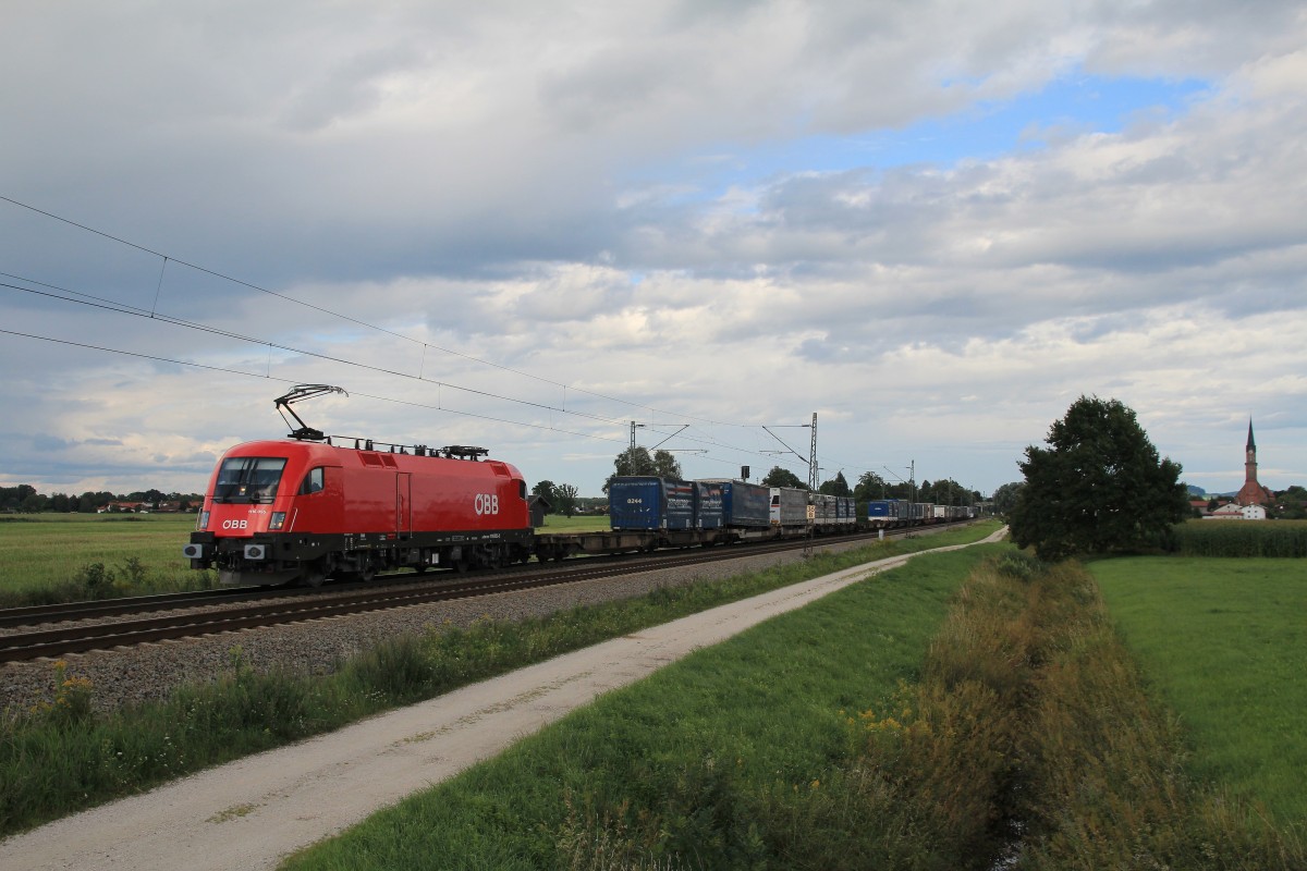 1116 055-5 am 15. August 2014 bei bersee am Chiemsee.