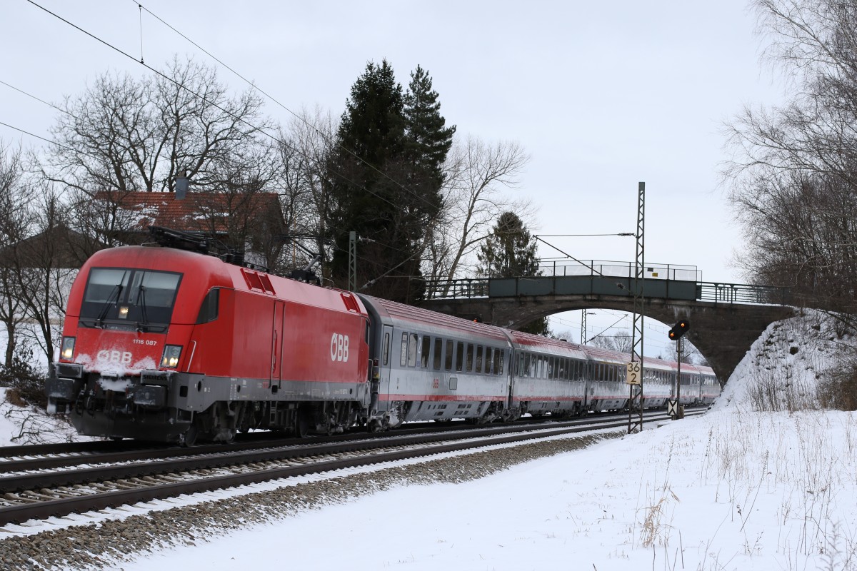 1116 087-8 am 30. Januar 2015 bei bersee.