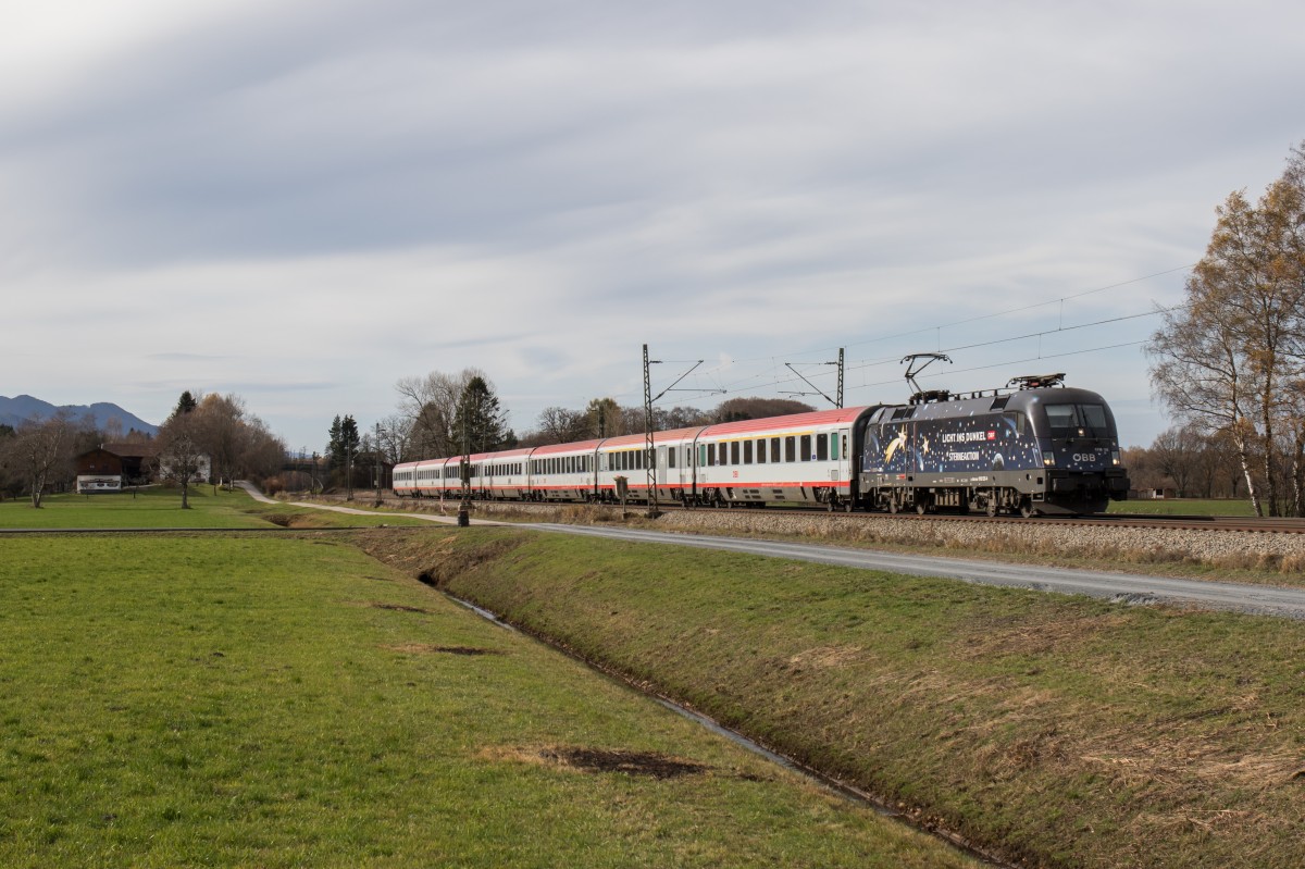 1116 126-4  Licht ins Dunkel  am 15. November 2015 aus Mnchen kommend bei bersee.