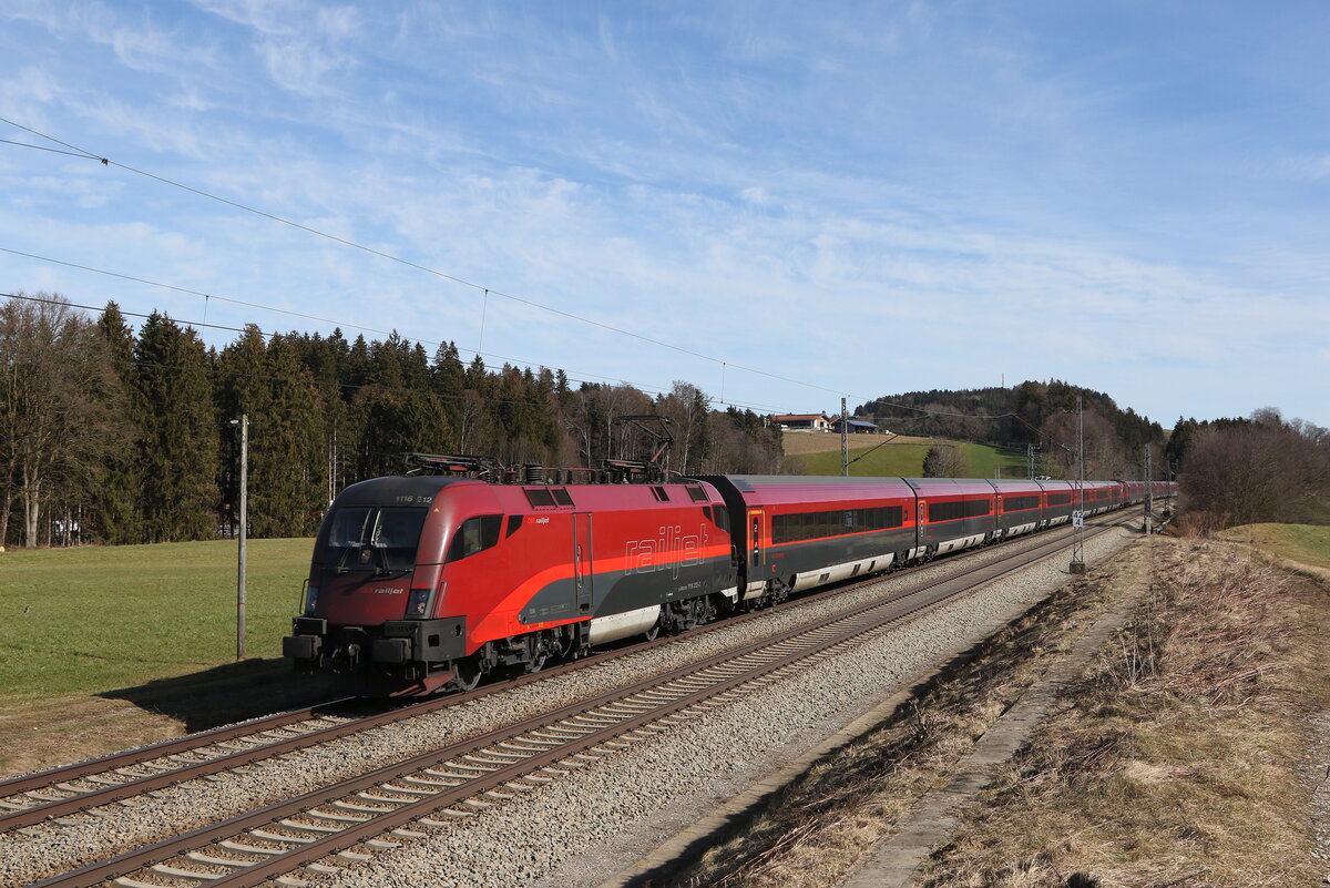 1116 212 am 22. Februar 2023 bei Htt im Chiemgau.