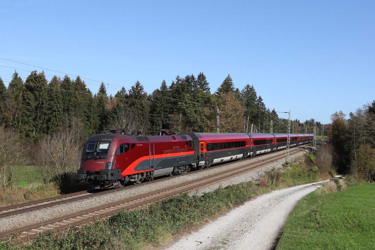 1116 215 am 31. Oktober 2022 bei Grabensttt im Chiemgau.