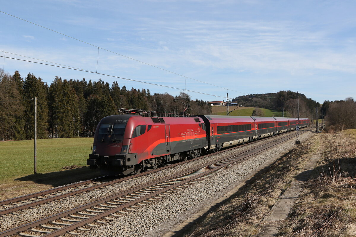 1116 224 am 22. Februar 2023 bei Htt im Chiemgau.