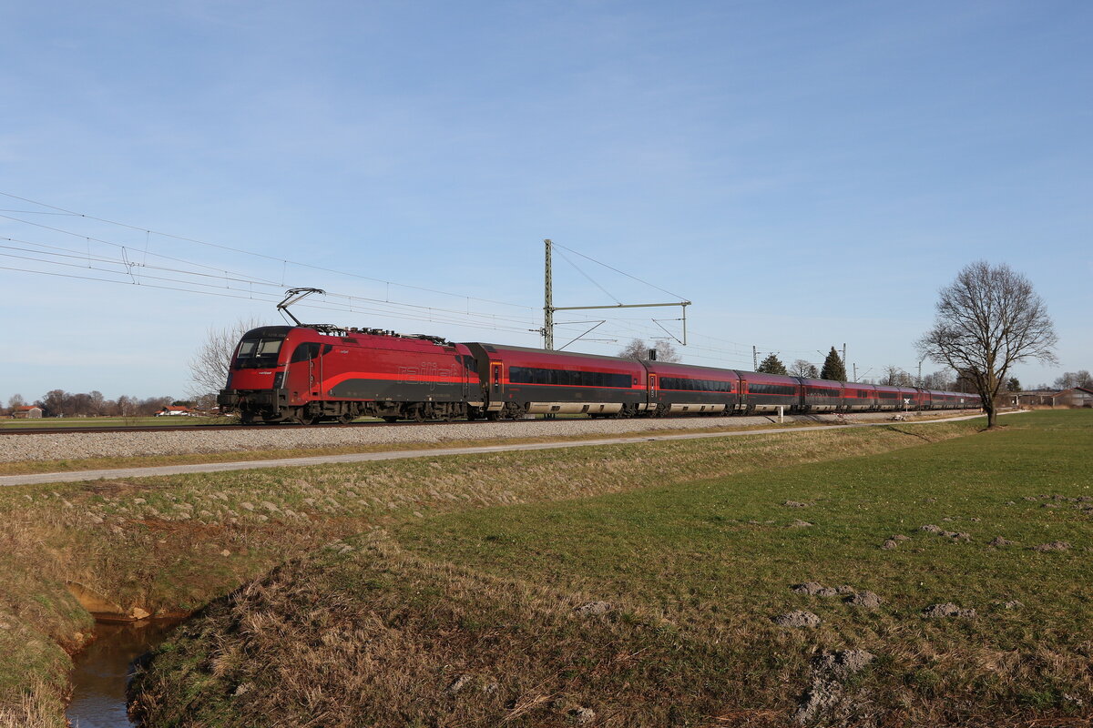 1116 239 am 1. Januar 2023 bei bersee am Chiemsee.