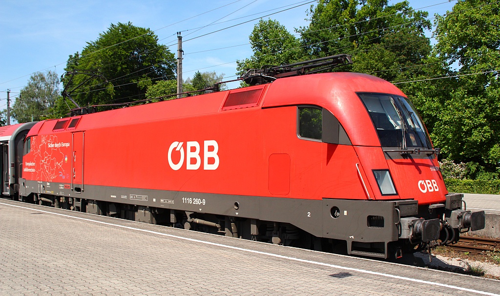 1116 260-9  Europäischer Lokführerschein  im Portrait. Bregenz 02.06.12