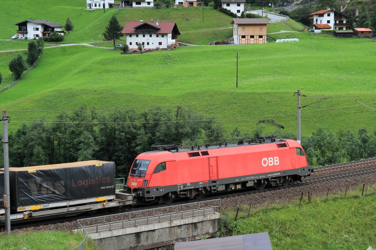 1116 277-5 am 5. August 2014 bei St. Jodok am Brenner.