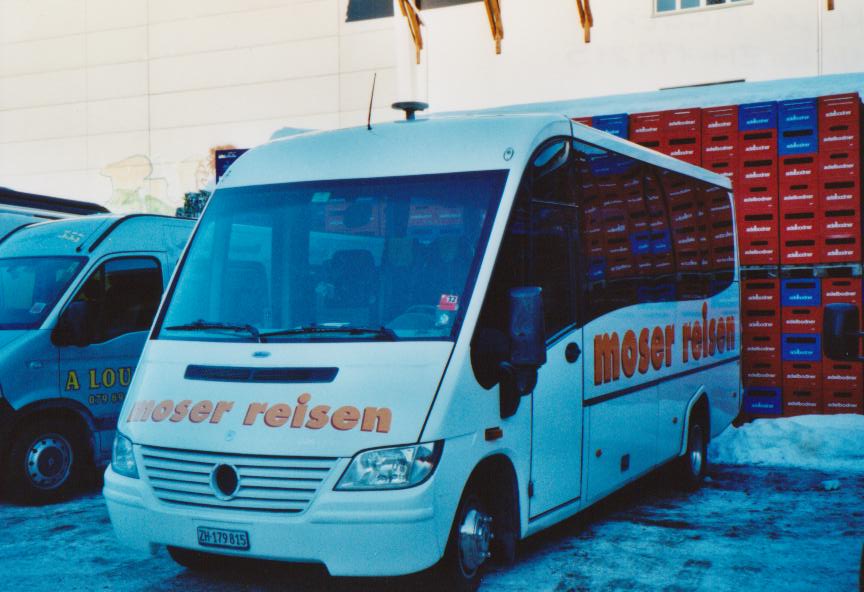 (113'704) - Moser, Flaach - Nr. 15/ZH 179'815 - Mercedes am 11. Januar 2009 in Adelboden, Mineralquelle