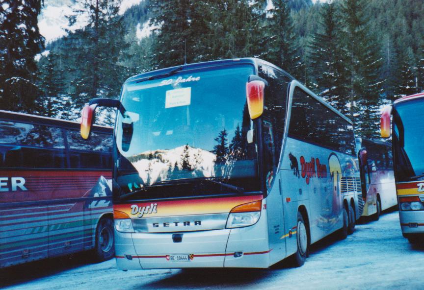 (113'726) - Dysli, Bern - Nr. 20/BE 10'444 - Setra (ex EvoBus, Kloten) am 11. Januar 2009 in Adelboden, Unter dem Birg