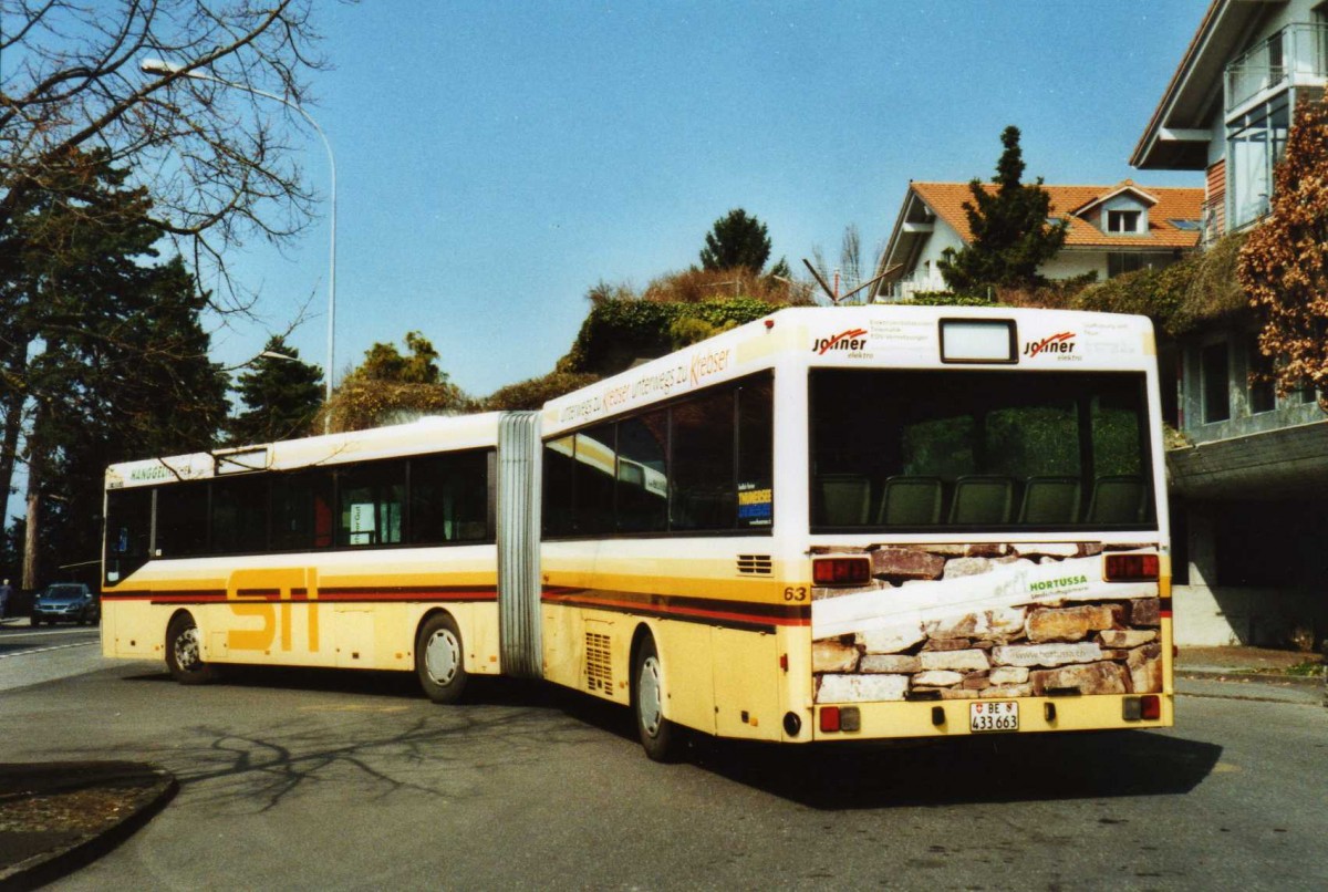 (115'725) - STI Thun - Nr. 63/BE 433'663 - Mercedes am 5. April 2009 in Oberhofen, Wichterheer