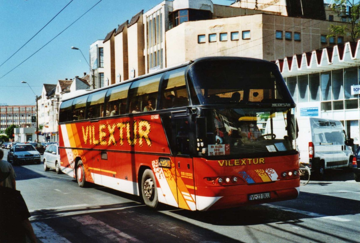 (116'627) - Vilextur, Bukarest - VL 23 BUJ - Neoplan am 26. Mai 2009 in Medias