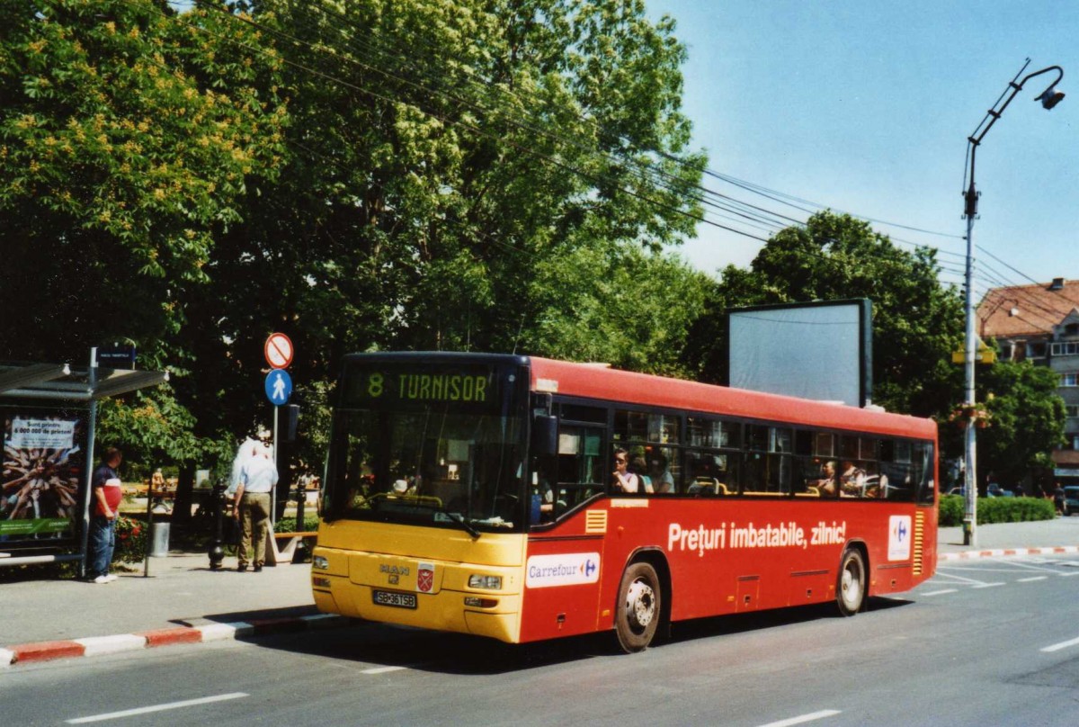 (116'737) - Tursib, Sibiu - Nr. 36/SB 36 TSB - MAN am 27. Mai 2009 in Sibiu, Parcul Theretulu