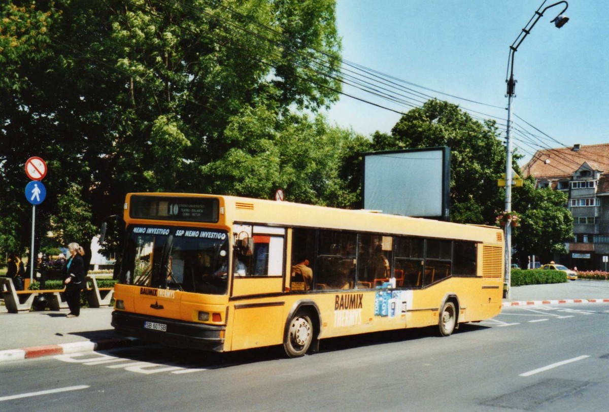 (116'808) - Tursib, Sibiu - Nr. 60/SB 60 TSB - MAZ am 27. Mai 2009 in Sibiu, Parcul Theretulu