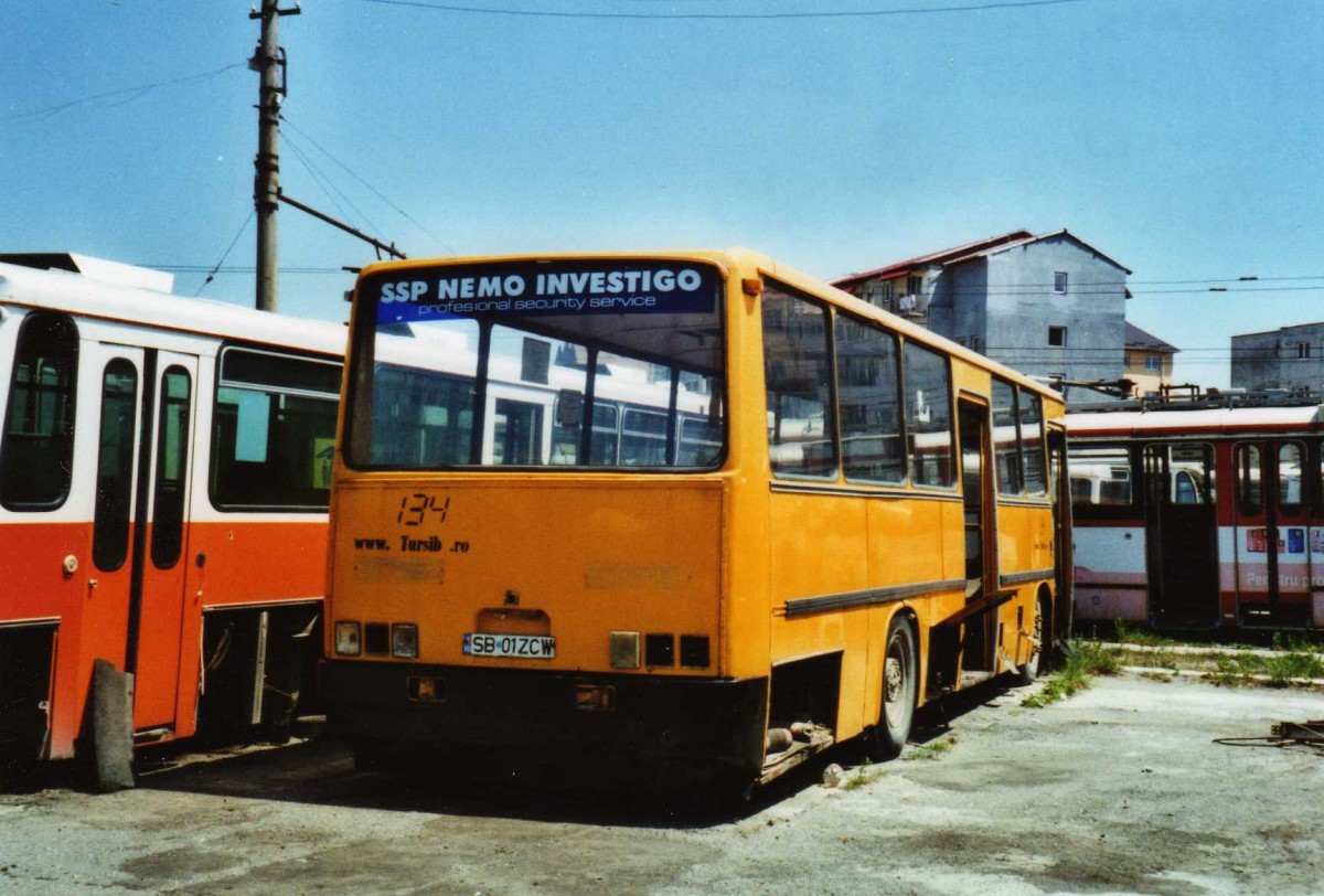 (116'931) - Tursib, Sibiu - Nr. 134/SB 01 ZCW - Ikarus am 27. Mai 2009 in Sibiu, Depot