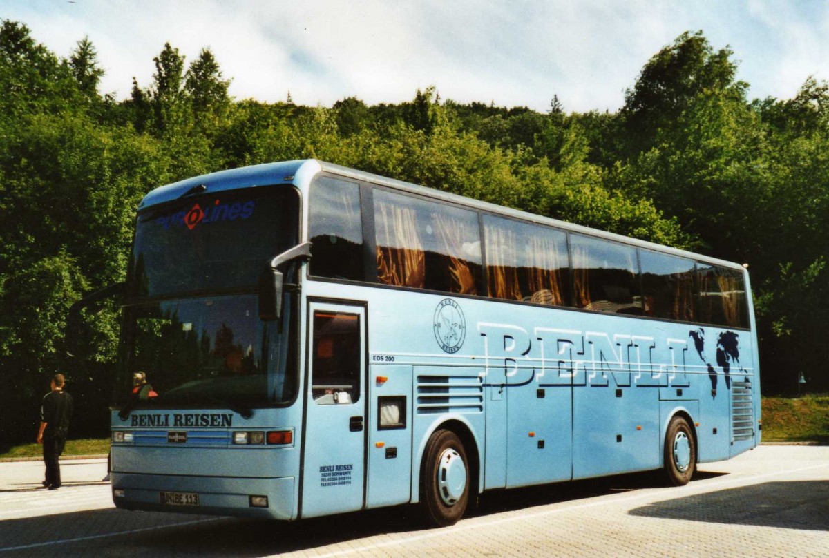 (117'102) - Aus Deutschland: Benli, Schwerte - UN-BE 113 - Van Hool am 29. Mai 2009 in Alland, Raststtte